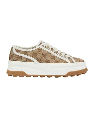 Gucci GG Canvas Low-Top Platform Sneakers | Thumbnail 1