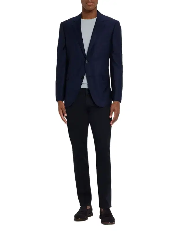 ZEGNA Men 's Solid Wool Blazer