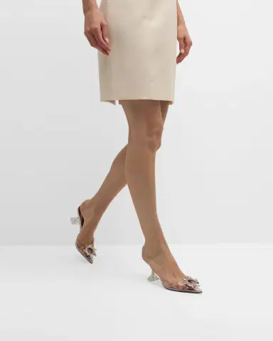Amina Muaddi Begum Clear Crystal Slingback Pumps | Thumbnail 2 Amina Muaddi Begum Clear Crystal Slingback Pumps | Thumbnail 2