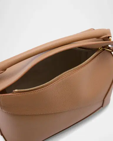 Loewe Puzzle Edge Medium Top-Handle Bag in Soft Grained Leather | Thumbnail 2 Loewe Puzzle Edge Medium Top-Handle Bag in Soft Grained Leather | Thumbnail 2