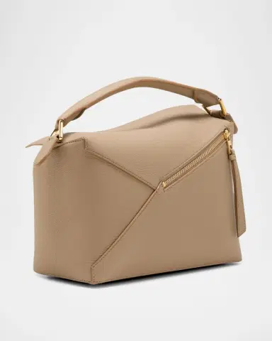 Loewe Puzzle Edge Medium Top-Handle Bag in Soft Grained Leather | Thumbnail 12 Loewe Puzzle Edge Medium Top-Handle Bag in Soft Grained Leather | Thumbnail 12