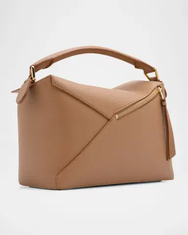 Loewe Puzzle Edge Medium Top-Handle Bag in Soft Grained Leather | Thumbnail 6 Loewe Puzzle Edge Medium Top-Handle Bag in Soft Grained Leather | Thumbnail 6