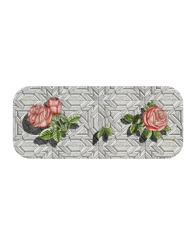 Fornasetti Tray 25X60cm - Musciarabia With Roses Color