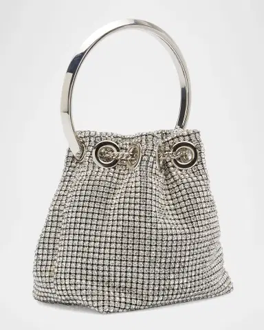 Jimmy Choo Bon Bon Micro Crystal Bucket Bag | Thumbnail 6 Jimmy Choo Bon Bon Micro Crystal Bucket Bag | Thumbnail 6