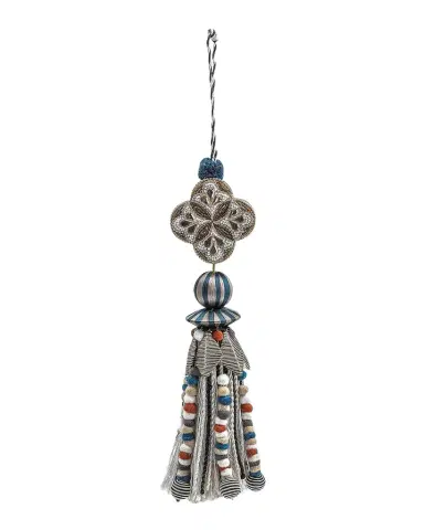 MacKenzie-Childs Cobblestone Beaded Tassel | Thumbnail 1 MacKenzie-Childs Cobblestone Beaded Tassel | Thumbnail 1