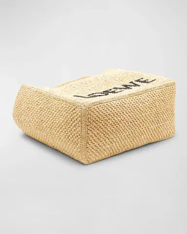 Loewe x Paula's Ibiza Font Logo Medium Tote Bag in Raffia | Thumbnail 8 Loewe x Paula's Ibiza Font Logo Medium Tote Bag in Raffia | Thumbnail 8