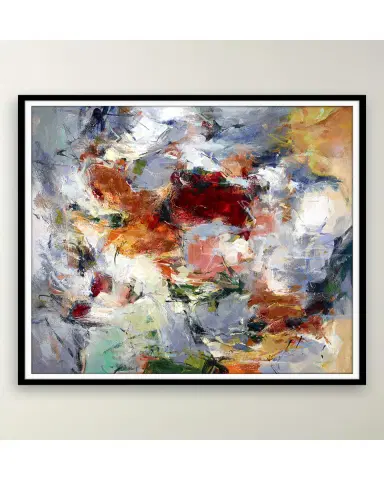 Prestige Arts "Passionate Floral Movement" Giclee | Thumbnail 2 Prestige Arts "Passionate Floral Movement" Giclee | Thumbnail 2