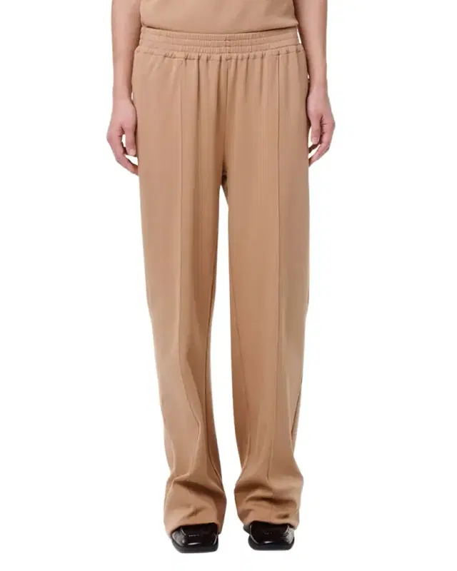 Another Tomorrow Luxe Seamed Wide-Leg Lounge Pants
