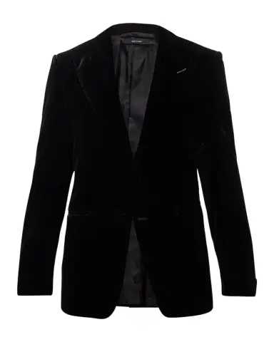Tom Ford Men's Wool-Silk Velvet Cocktail Jacket | Thumbnail 1 Tom Ford Men's Wool-Silk Velvet Cocktail Jacket | Thumbnail 1