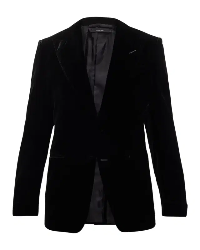 TOM FORD Men 's Wool-Silk Velvet Cocktail Jacket