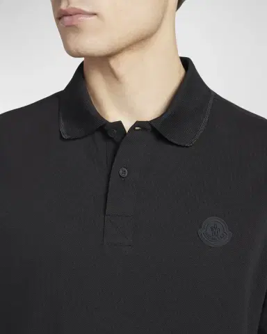 Moncler Men's Logo Polo Shirt | Thumbnail 5 Moncler Men's Logo Polo Shirt | Thumbnail 5
