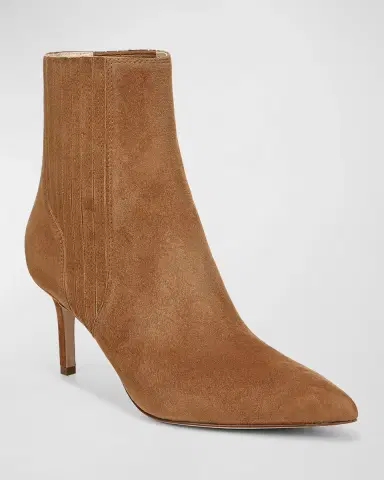 Veronica Beard 70mm Lisa Suede Stiletto Ankle Booties | Thumbnail 2
