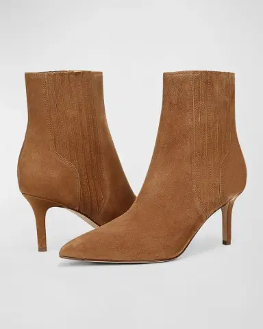 Veronica Beard 70mm Lisa Suede Stiletto Ankle Booties | Thumbnail 6