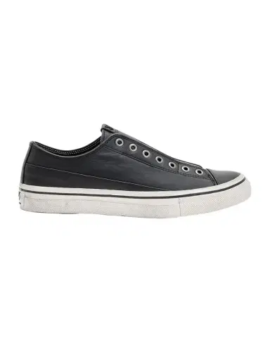 JOHN VARVATOS Men's Vulc Laceless Low Top Leather Shoes | Thumbnail 1 JOHN VARVATOS Men's Vulc Laceless Low Top Leather Shoes | Thumbnail 1