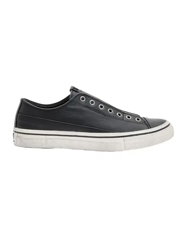 John Varvatos Men 's Vulc Laceless Low Top Leather Shoes