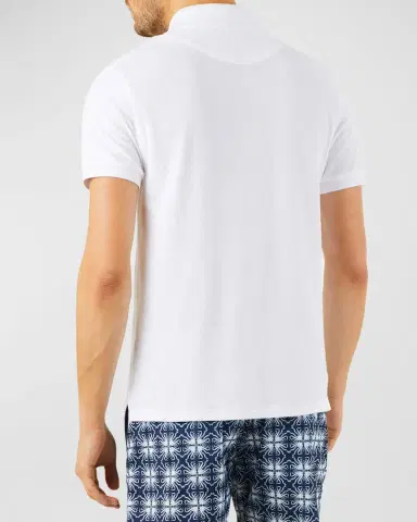 Vilebrequin Men's Solid Terry Polo Shirt | Thumbnail 3
