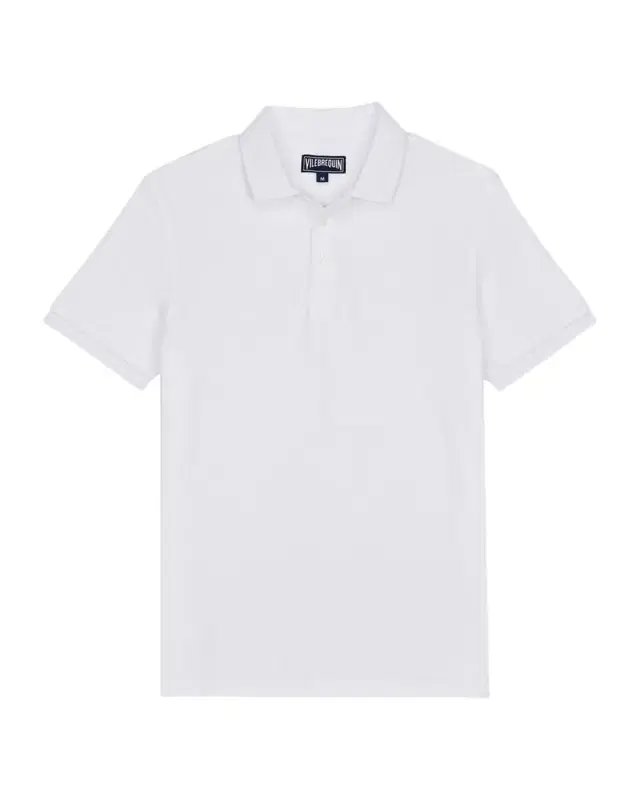 Men's Solid Terry Polo Shirt
