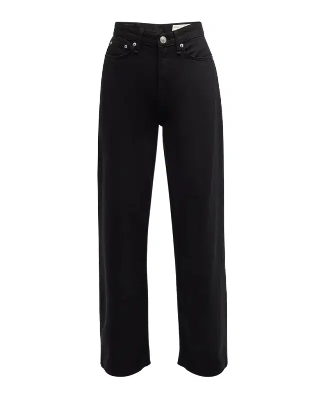 rag & bone Featherweight Logan Mid-Rise Wide Jeans