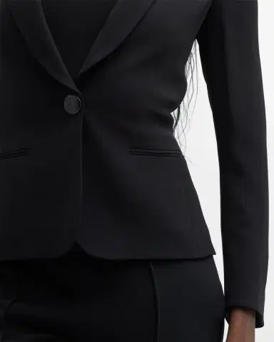 Giorgio Armani Cady Tailored Blazer Jacket | Thumbnail 5
