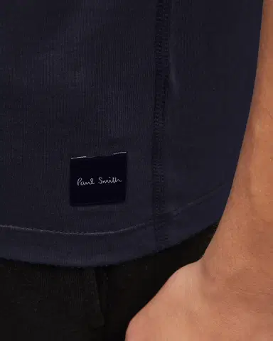 Paul Smith Men's Cotton Crewneck T-Shirt | Thumbnail 5 Paul Smith Men's Cotton Crewneck T-Shirt | Thumbnail 5