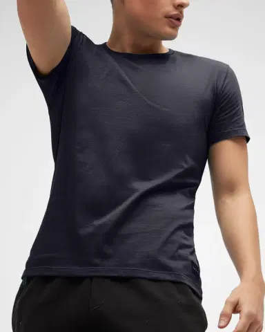 Paul Smith Men's Cotton Crewneck T-Shirt | Thumbnail 6 Paul Smith Men's Cotton Crewneck T-Shirt | Thumbnail 6