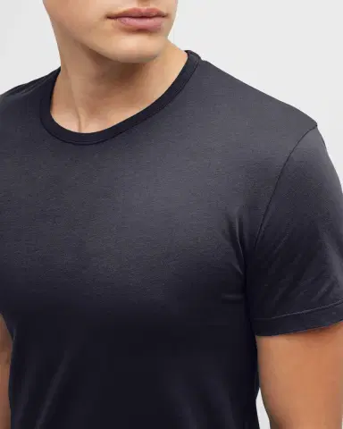 Paul Smith Men's Cotton Crewneck T-Shirt | Thumbnail 7 Paul Smith Men's Cotton Crewneck T-Shirt | Thumbnail 7