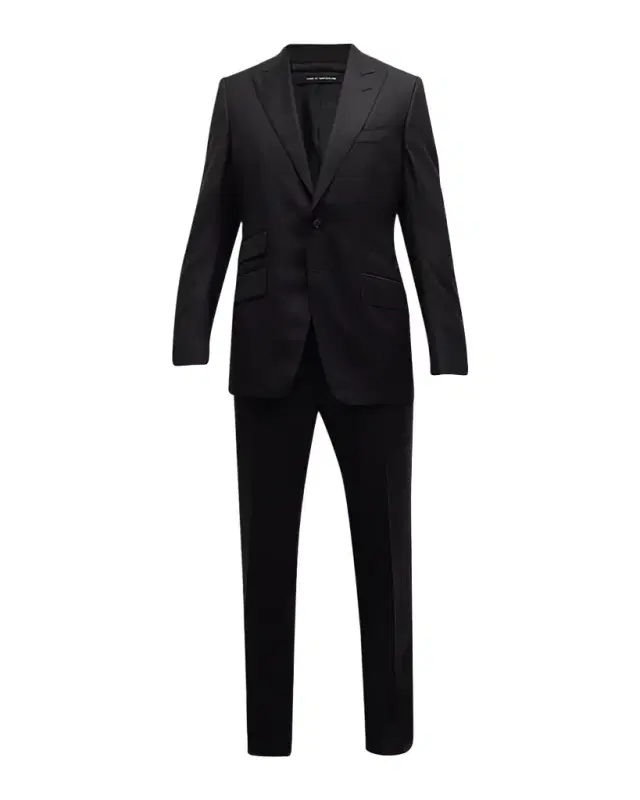 TOM FORD Men 's Wool-Silk Master Twill Suit