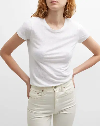 Majestic Filatures Stretch Linen Crewneck Tee | Thumbnail 7