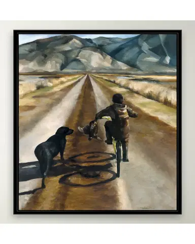 Prestige Arts "Pedaling Home" Giclee | Thumbnail 2 Prestige Arts "Pedaling Home" Giclee | Thumbnail 2