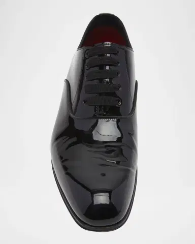 Tom Ford Men's Edgar Patent Leather Oxfords | Thumbnail 6