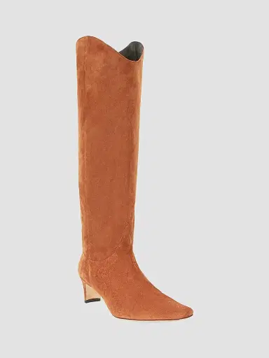 Staud Women's Western Suede Wally Boots | Thumbnail 2 Staud Women's Western Suede Wally Boots | Thumbnail 2