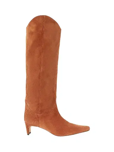 Staud Women's Western Suede Wally Boots | Thumbnail 1 Staud Women's Western Suede Wally Boots | Thumbnail 1