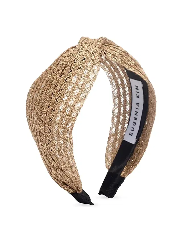 Eugenia Kim Women's Rosanna Braided Headband - Camel Gold