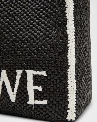 Loewe x Paula's Ibiza Font Logo Large Tote Bag in Raffia | Thumbnail 5 Loewe x Paula's Ibiza Font Logo Large Tote Bag in Raffia | Thumbnail 5