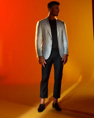 Brioni Men's Cashmere-Silk Crewneck Sweater | Thumbnail 4