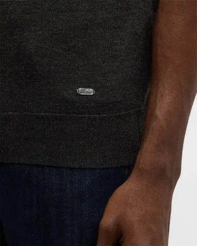 Brioni Men's Cashmere-Silk Crewneck Sweater | Thumbnail 5