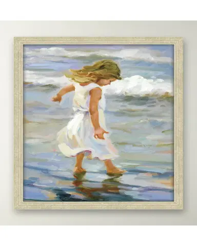Prestige Arts "Little Girl on Beach 1" Giclee | Thumbnail 2 Prestige Arts "Little Girl on Beach 1" Giclee | Thumbnail 2