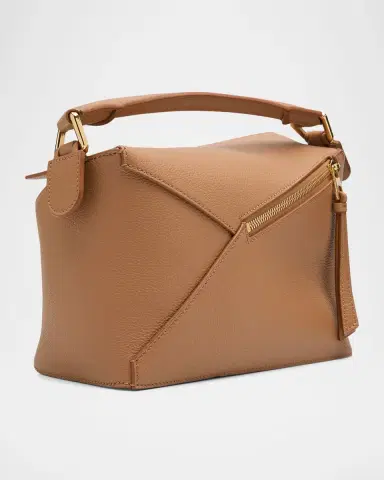 Loewe Puzzle Edge Small Top-Handle Bag in Grained Leather | Thumbnail 12 Loewe Puzzle Edge Small Top-Handle Bag in Grained Leather | Thumbnail 12