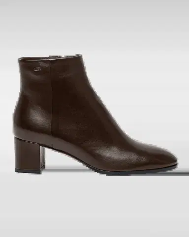 Santoni Halfrida Napa Zip Ankle Booties | Thumbnail 2