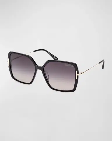 Tom Ford Joanna Mixed-Media Butterfly Sunglasses | Thumbnail 3 Tom Ford Joanna Mixed-Media Butterfly Sunglasses | Thumbnail 3