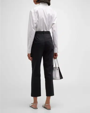 Theory Classic Button-Front Boyfriend Shirt | Thumbnail 4