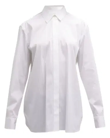 Theory Classic Button-Front Boyfriend Shirt | Thumbnail 1