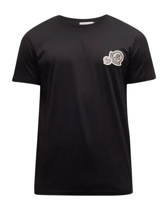 Men 's Double Logo Cotton Jersey T-Shirt