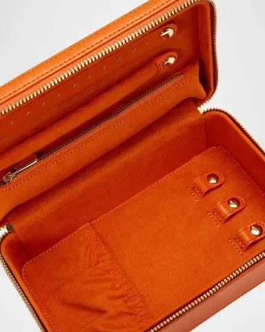 Wolf Maria Rectangle Quilted Zip Jewelry Case | Thumbnail 5 Wolf Maria Rectangle Quilted Zip Jewelry Case | Thumbnail 5