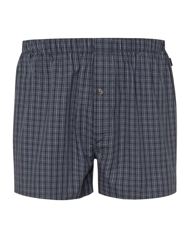 Hanro Men 's Fancy Woven Cotton Boxers