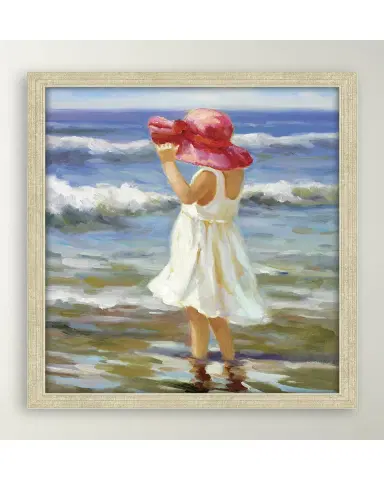 Prestige Arts "Little Girl on Beach 2" Giclee | Thumbnail 2 Prestige Arts "Little Girl on Beach 2" Giclee | Thumbnail 2