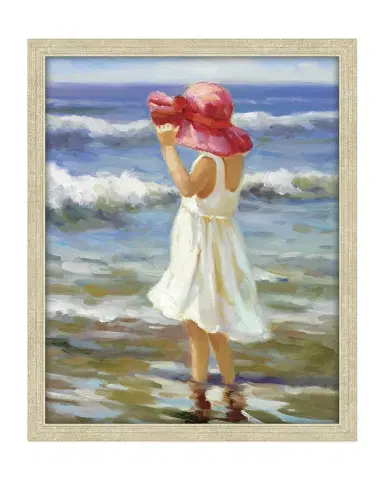 Prestige Arts "Little Girl on Beach 2" Giclee | Thumbnail 1 Prestige Arts "Little Girl on Beach 2" Giclee | Thumbnail 1
