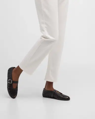 Alaïa Vienne Cutout Mary Jane Ballerina Flats | Thumbnail 2 Alaïa Vienne Cutout Mary Jane Ballerina Flats | Thumbnail 2