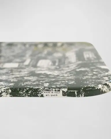 FORNASETTI Tray 48X60cm - Giardino Settecentesco Green | Thumbnail 3 FORNASETTI Tray 48X60cm - Giardino Settecentesco Green | Thumbnail 3