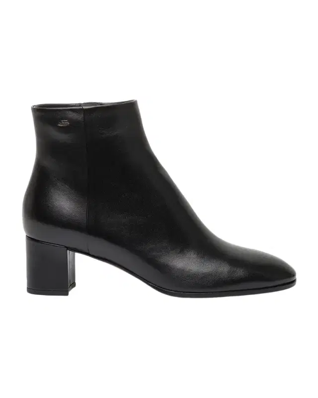 Santoni Halfrida Napa Zip Ankle Booties